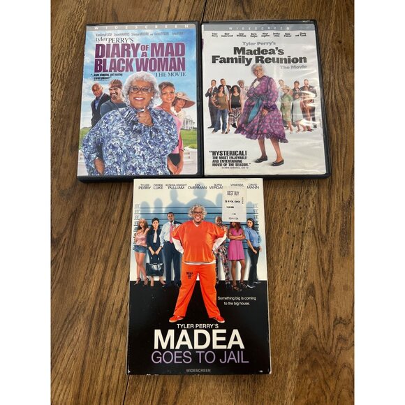 Tyler Perrys Madea Collection 3 DVD Set Diary Of A Mad Black Woman - Picture 1 of 1